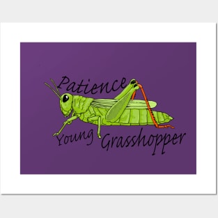 Patience Young Grasshopper Posters and Art